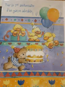 1 AN - CARTE D'ANNIVERSAIRE - DE MILLBROOK